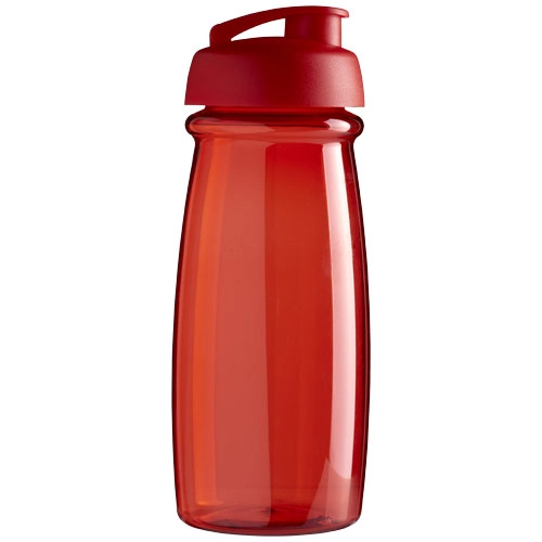 Bidon H2O Pulse® o pojemności 600 ml z wieczkiem zaciskowym PFC-21005412 czerwony