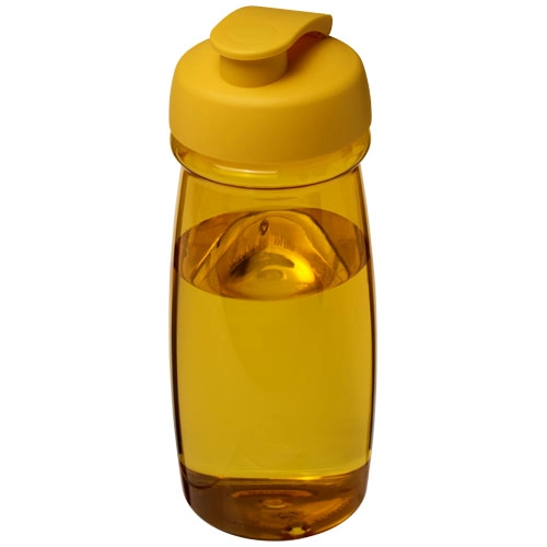 Bidon H2O Pulse® o pojemności 600 ml z wieczkiem zaciskowym PFC-21005414 żółty