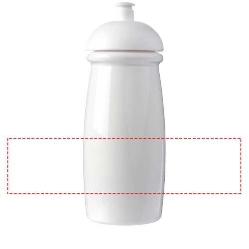 Bidon H2O Pulse® o pojemności 600 ml z wypukłym wieczkiem PFC-21005601 biały
