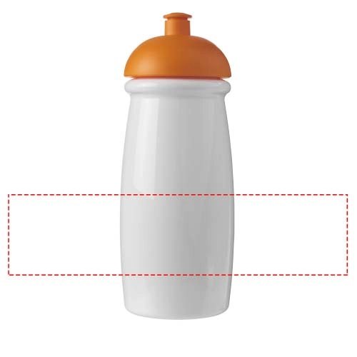 Bidon H2O Pulse® o pojemności 600 ml z wypukłym wieczkiem PFC-21005607 biały