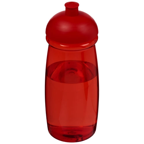 Bidon H2O Pulse® o pojemności 600 ml z wypukłym wieczkiem PFC-21005612 czerwony
