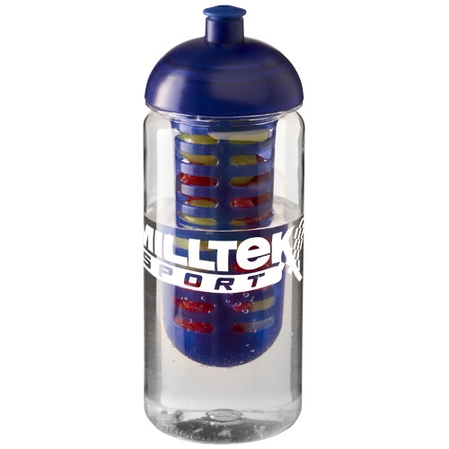 Bidon Octave Tritan™ o pojemności 600 ml z wypukłym wieczkiemz możliwością przyrządzania wody smakowej PFC-21006601 transparentny