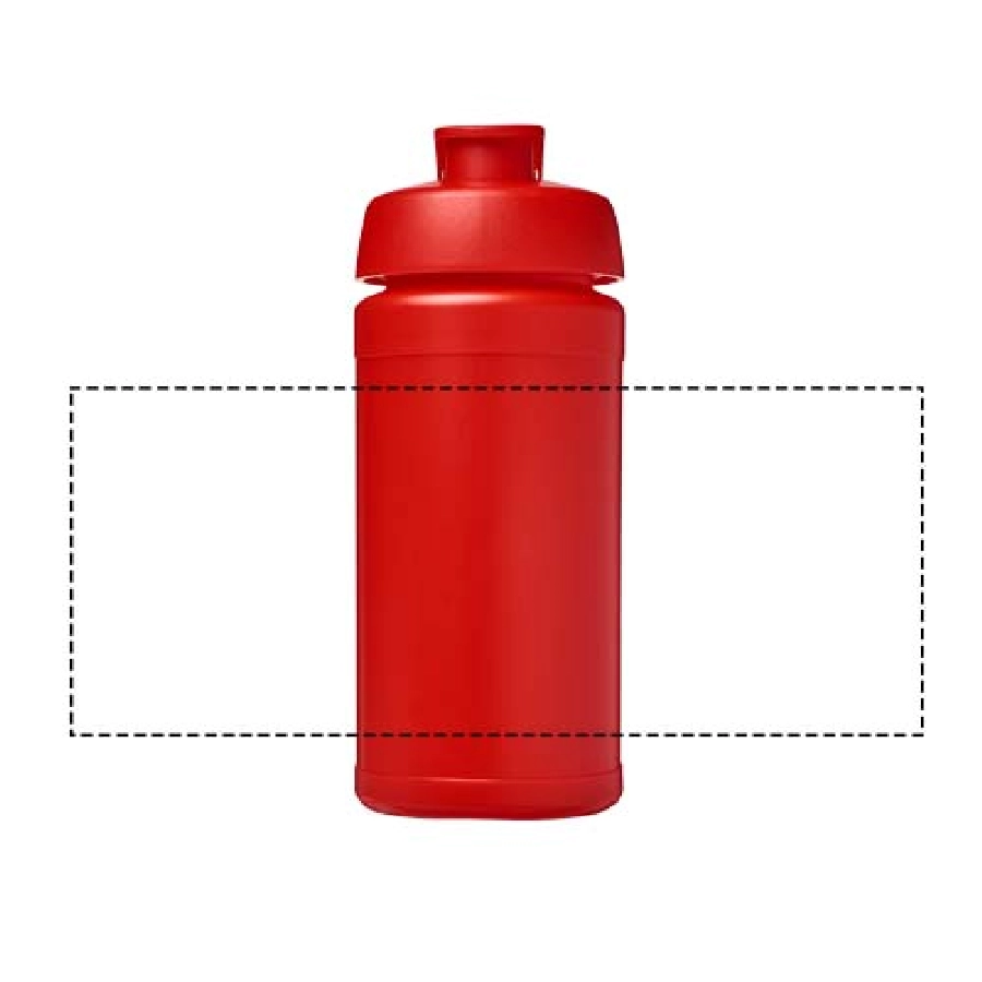 Bidon Baseline® Plus o pojemności 500 ml z wieczkiem zaciskowym PFC-21006820 czerwony