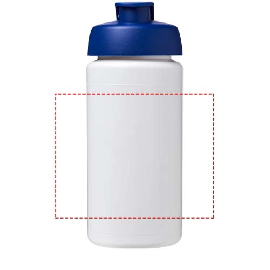 Bidon Baseline® Plus o pojemności 500 ml z wieczkiem zaciskowym i uchwytem PFC-21007202 biały