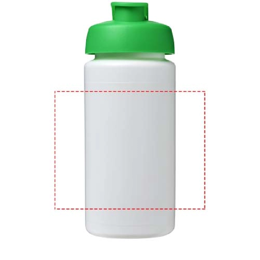 Bidon Baseline® Plus o pojemności 500 ml z wieczkiem zaciskowym i uchwytem PFC-21007206 biały