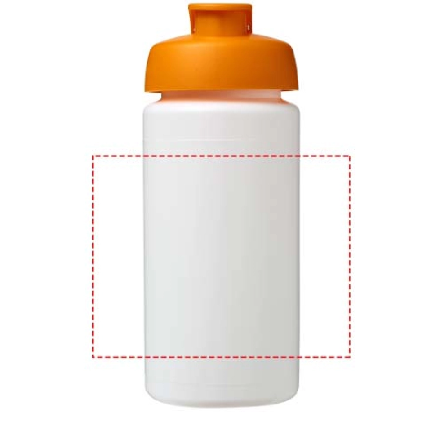 Bidon Baseline® Plus o pojemności 500 ml z wieczkiem zaciskowym i uchwytem PFC-21007207 biały