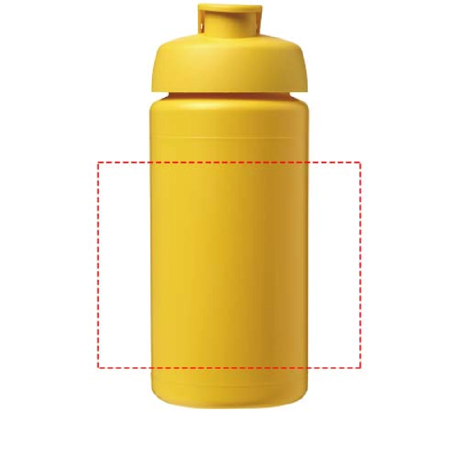 Bidon Baseline® Plus o pojemności 500 ml z wieczkiem zaciskowym i uchwytem PFC-21007221 żółty