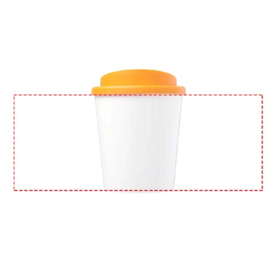 Kubek termiczny espresso z serii Brite-Americano® o pojemności 250 ml PFC-21009108 pomarańczowy