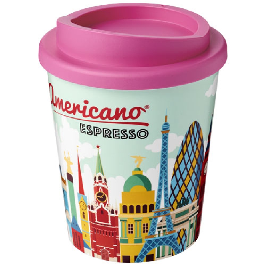 Kubek termiczny espresso z serii Brite-Americano® o pojemności 250 ml PFC-21009109 różowy