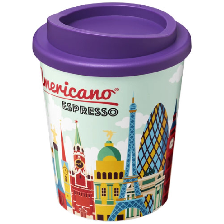 Kubek termiczny espresso z serii Brite-Americano® o pojemności 250 ml PFC-21009110 fioletowy