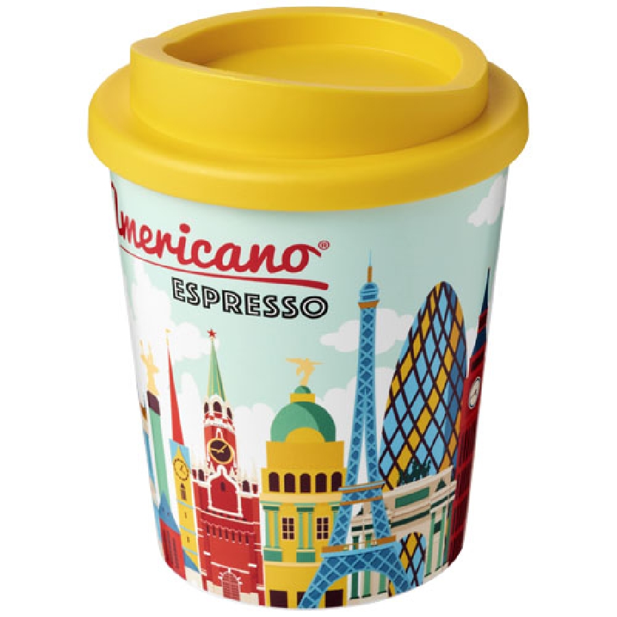 Kubek termiczny espresso z serii Brite-Americano® o pojemności 250 ml PFC-21009111 żółty