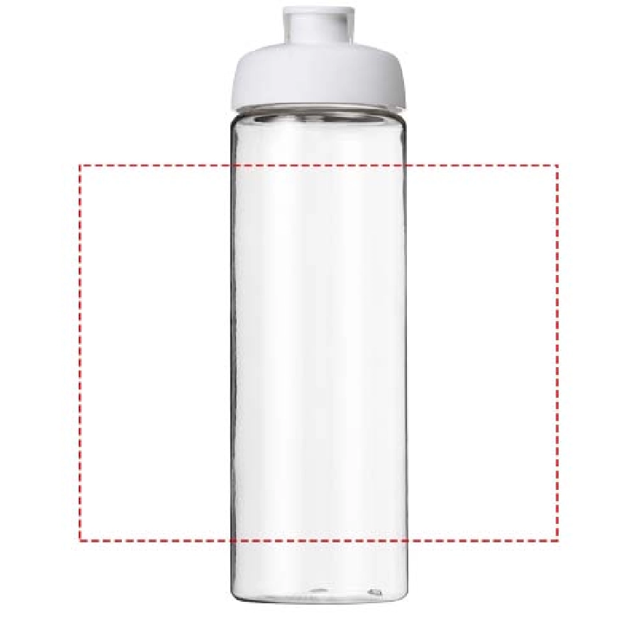 Bidon H2O Vibe o pojemności 850 ml z otwieranym wieczkiem PFC-21009401 transparentny