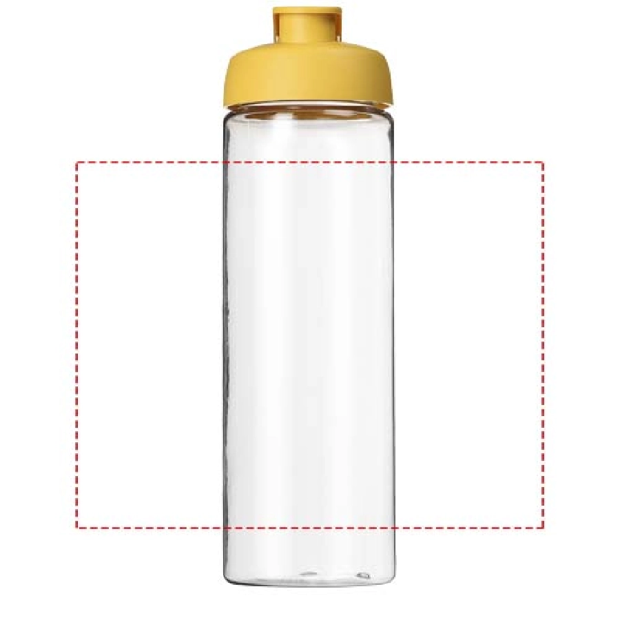 Bidon H2O Vibe o pojemności 850 ml z otwieranym wieczkiem PFC-21009410 transparentny