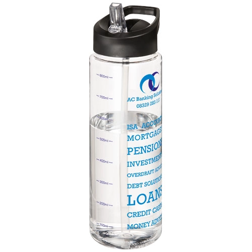 Bidon H2O Vibe o pojemności 850 ml z wieczkiem z dzióbkiem PFC-21009600 transparentny