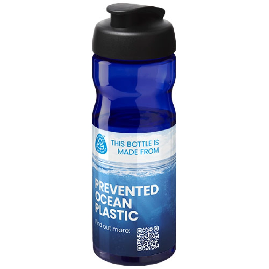 Bidon H2O Eco o pojemności 650 ml z wieczkiem zaciskowym PFC-21009711 niebieski