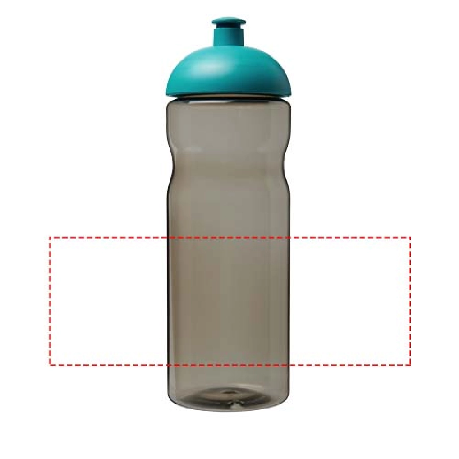 Bidon H2O Eco o pojemności 650 ml z wypukłym wieczkiem PFC-21009805 szary