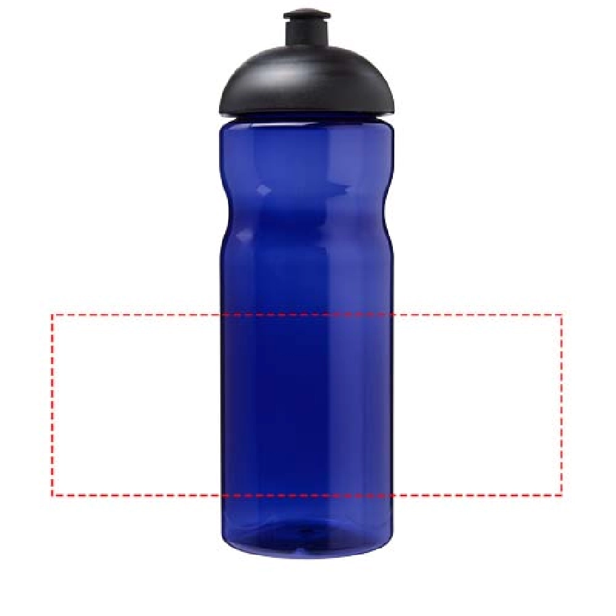 Bidon H2O Eco o pojemności 650 ml z wypukłym wieczkiem PFC-21009811 niebieski