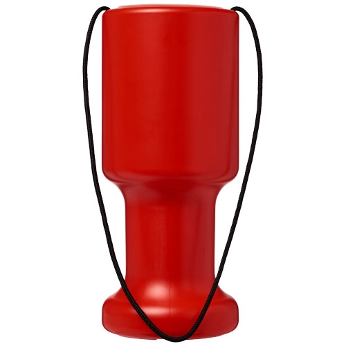 Puszka charytatywna Asra wykonana z tworzywa sztucznego PFC-21010806 czerwony