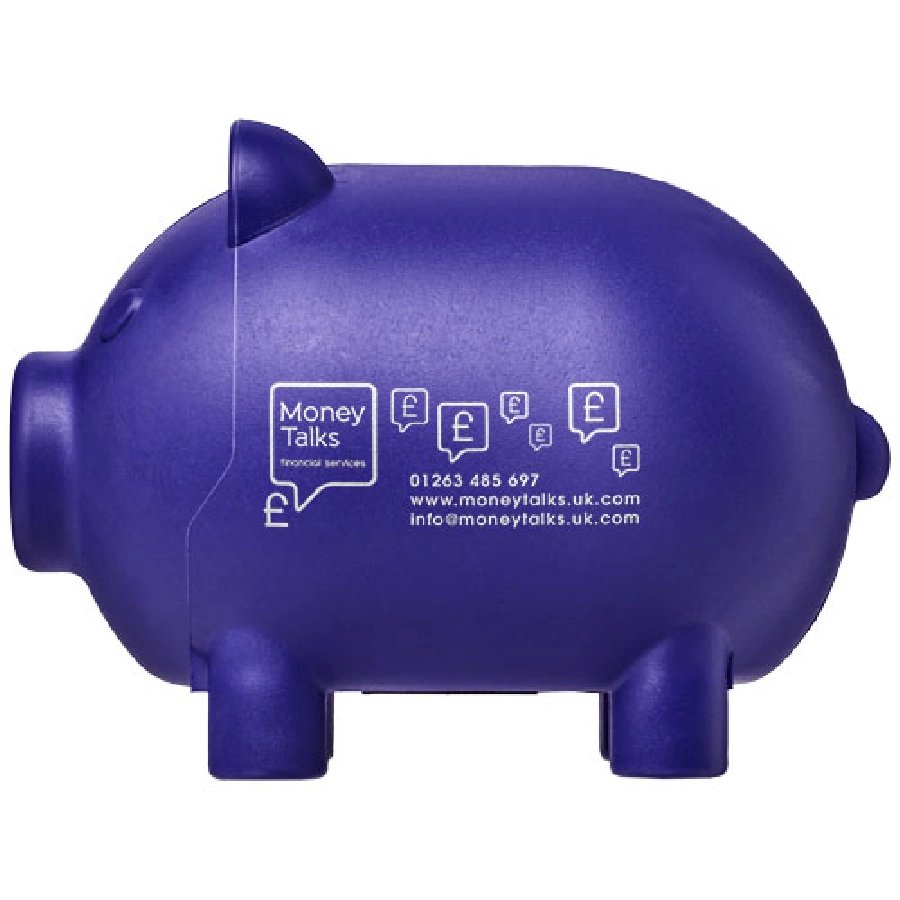 Mała skarbonka-świnka Oink PFC-21014002 fioletowy