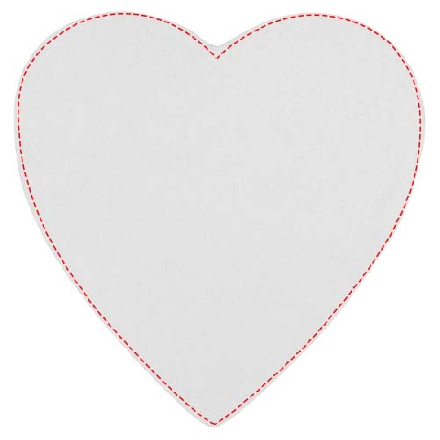 Sticky-Mate® karteczki samoprzylepne z materiałów z recyklingu w kształcie serca PFC-21018301