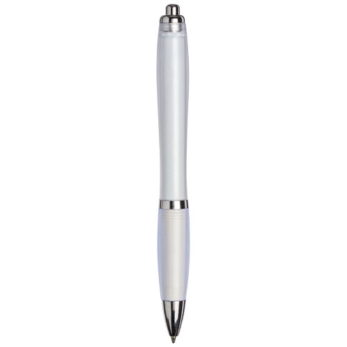 Curvy ballpoint pen with frosted barrel and grip PFC-21033500