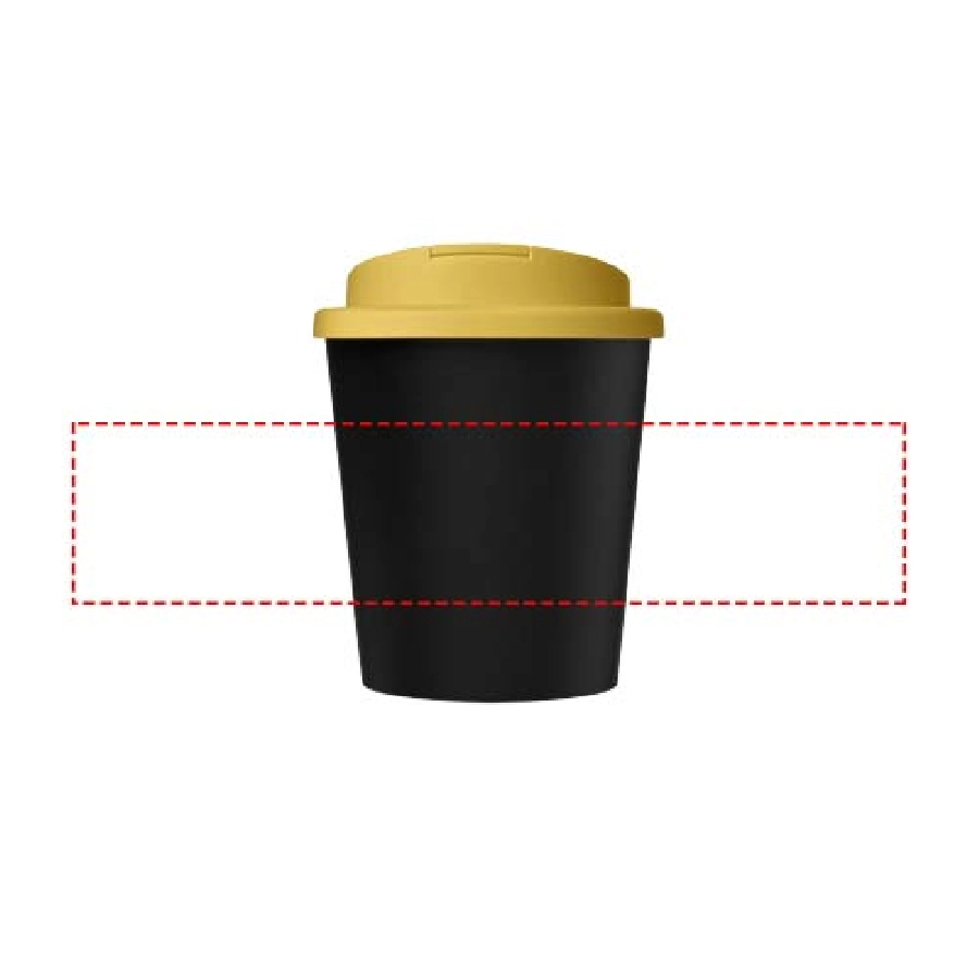 Kubek Americano® Espresso Eco z recyklingu o pojemności 250 ml z pokrywą odporną na zalanie PFC-21045503