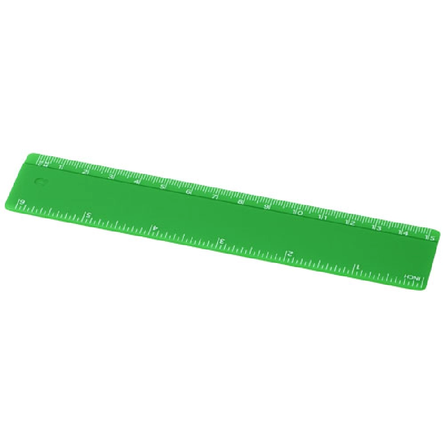 Refari linijka z tworzywa sztucznego pochodzącego z recyklingu o długości 15 cm PFC-21046761