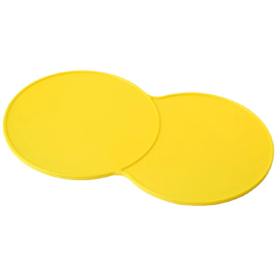 Podkładka podwójna wykonana z tworzywa sztucznego Sidekick PFC-21050808 żółty