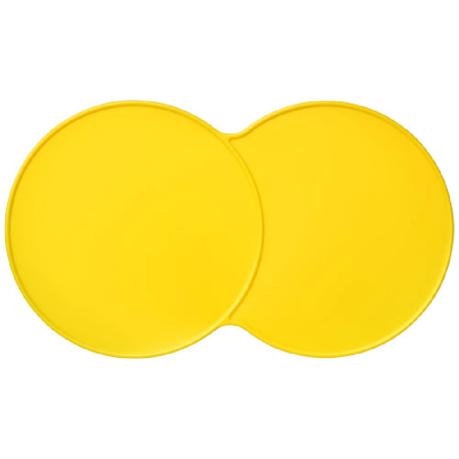 Podkładka podwójna wykonana z tworzywa sztucznego Sidekick PFC-21050808 żółty