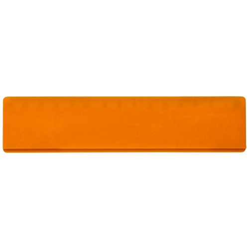 Linijka Renzo o długości 15 cm wykonana z tworzywa sztucznego PFC-21053609 pomarańczowy