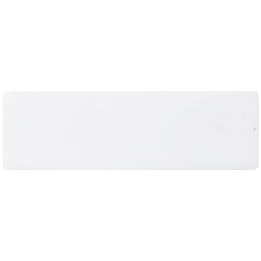 Linijka Ellison o długości 15 cm wykonana z tworzywa sztucznego z papierową wkładką PFC-21053801 biały