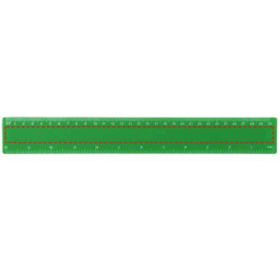 Linijka Rothko PP o długości 30 cm PFC-21053901 zielony