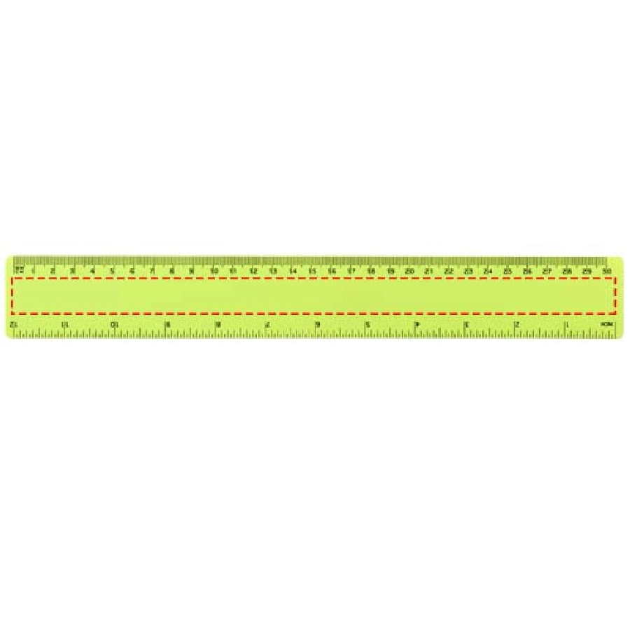 Linijka Rothko PP o długości 30 cm PFC-21053902 zielony