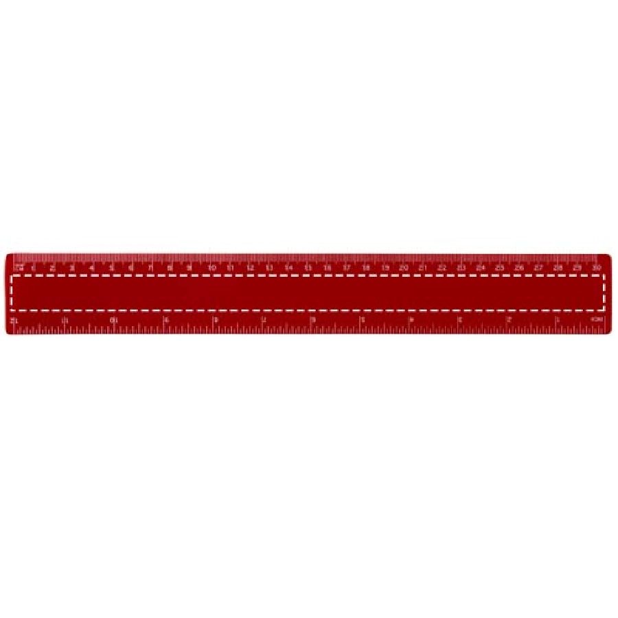 Linijka Rothko PP o długości 30 cm PFC-21053906 czerwony