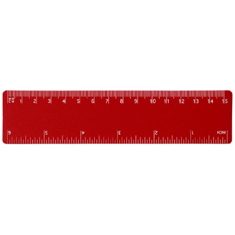 Linijka Rothko PP o długości 15 cm PFC-21054006 czerwony