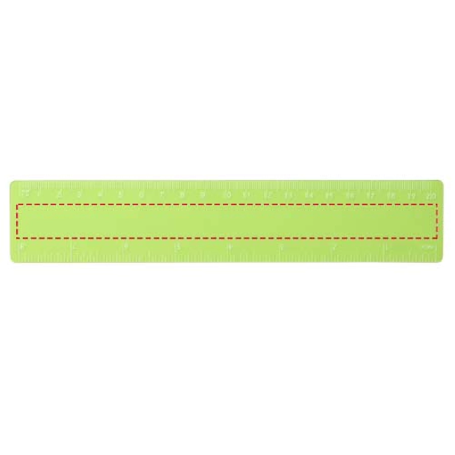 Linijka Rothko PP o długości 20 cm PFC-21058509 zielony