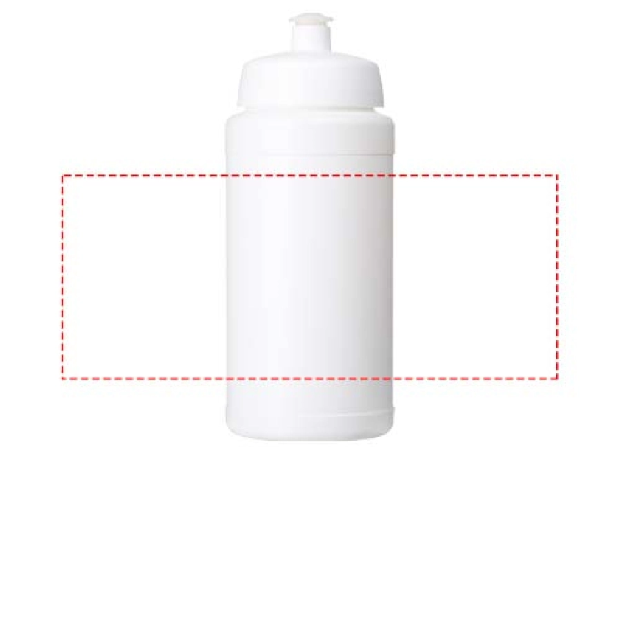 Bidon Baseline® Plus o pojemności 500 ml z wieczkiem sportowym PFC-21068801 biały