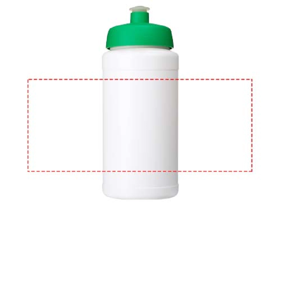 Bidon Baseline® Plus o pojemności 500 ml z wieczkiem sportowym PFC-21068806 biały