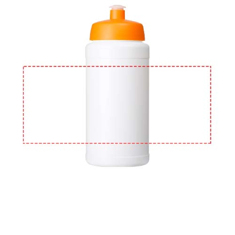 Bidon Baseline® Plus o pojemności 500 ml z wieczkiem sportowym PFC-21068807 biały