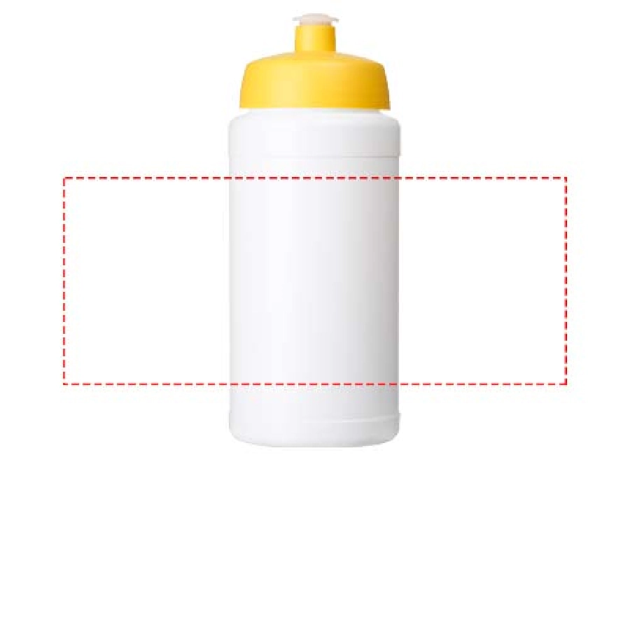 Bidon Baseline® Plus o pojemności 500 ml z wieczkiem sportowym PFC-21068810 biały