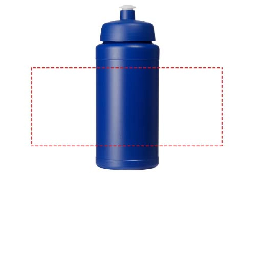 Bidon Baseline® Plus o pojemności 500 ml z wieczkiem sportowym PFC-21068819 niebieski