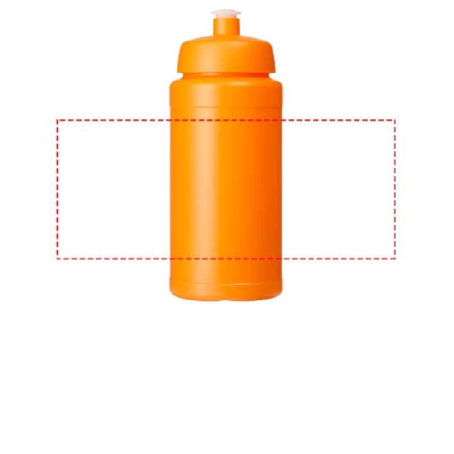 Bidon Baseline® Plus o pojemności 500 ml z wieczkiem sportowym PFC-21068822 pomarańczowy