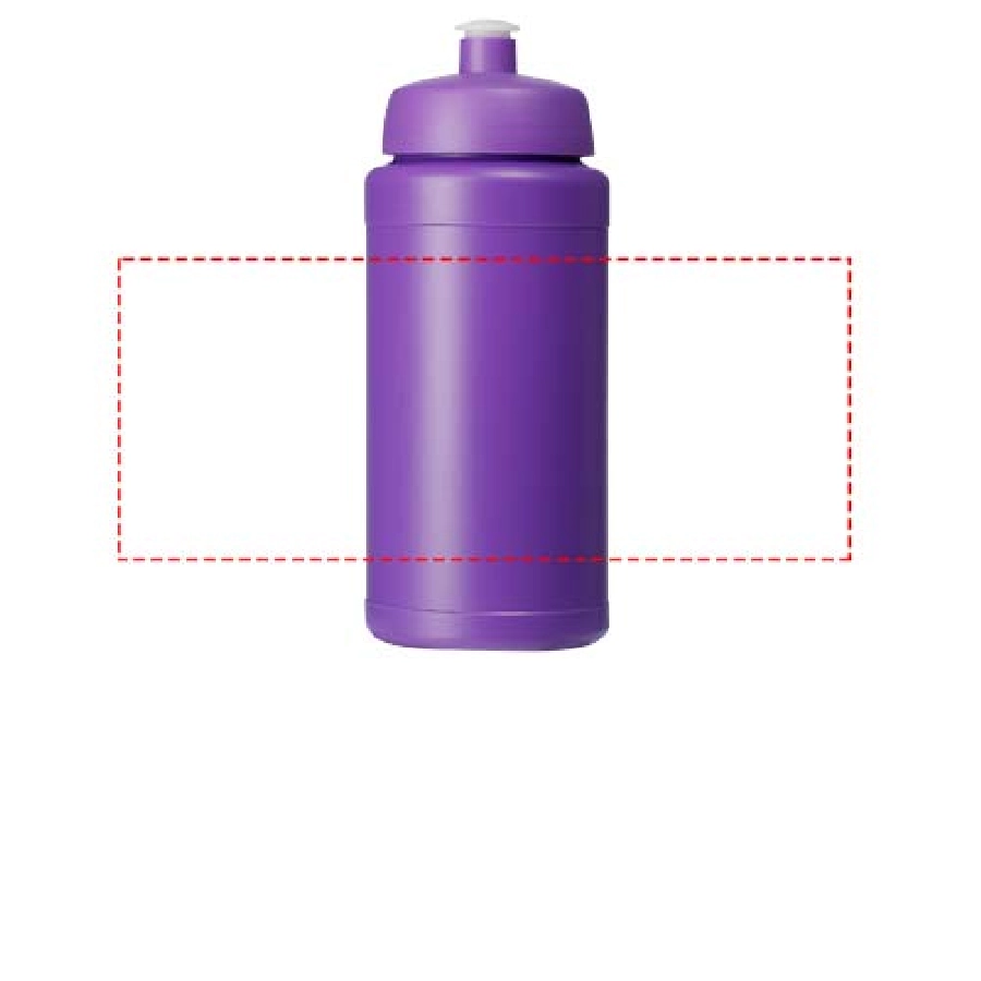 Bidon Baseline® Plus o pojemności 500 ml z wieczkiem sportowym PFC-21068823 fioletowy