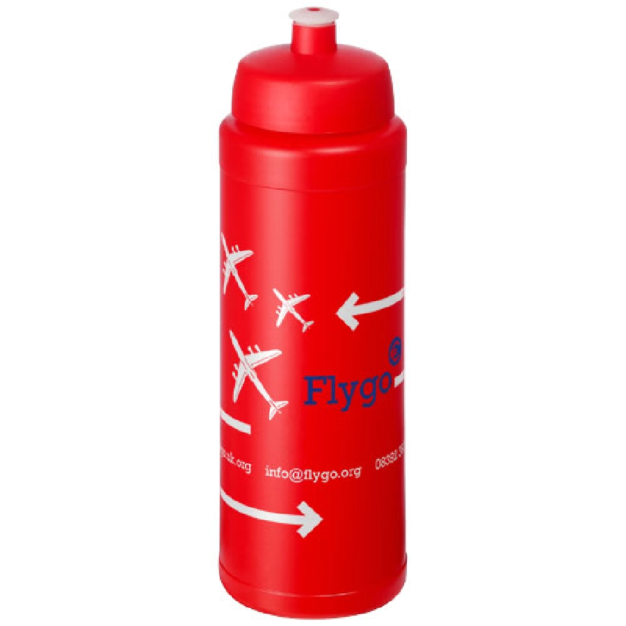 Bidon Baseline® Plus o pojemności 750 ml z wieczkiem sportowym PFC-21069020 czerwony