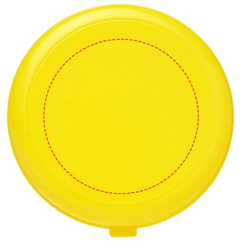 Okrągły pojemnik na makaron Miku wykonany z tworzywa sztucznego PFC-21081304 żółty