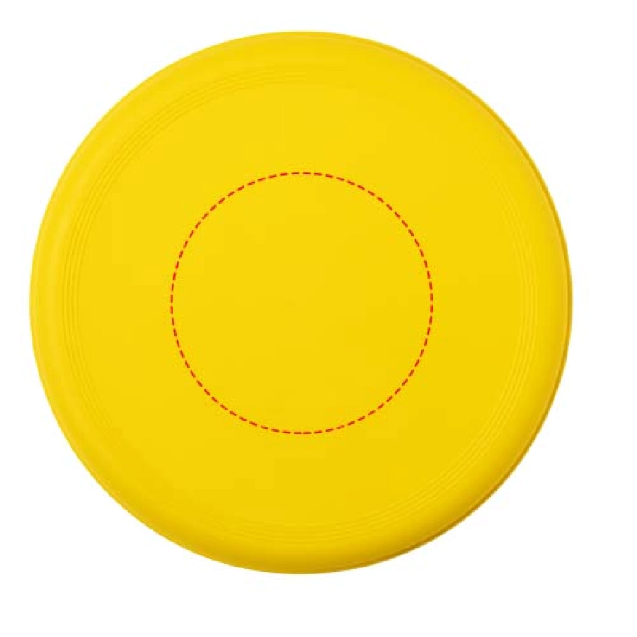 Frisbee Max wykonane z tworzywa sztucznego PFC-21083504 żółty