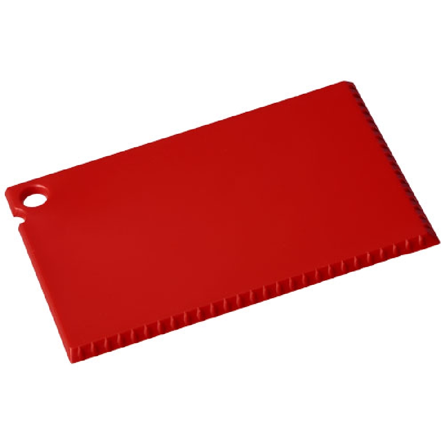 Skrobaczka do szyb wielkości karty kredytowej Coro PFC-21084003 czerwony