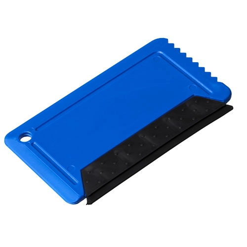 Skrobaczka do szyb wielkości karty kredytowej Freeze z gumką PFC-21084101 niebieski