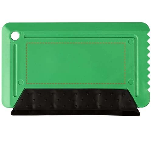 Skrobaczka do szyb wielkości karty kredytowej Freeze z gumką PFC-21084102 zielony