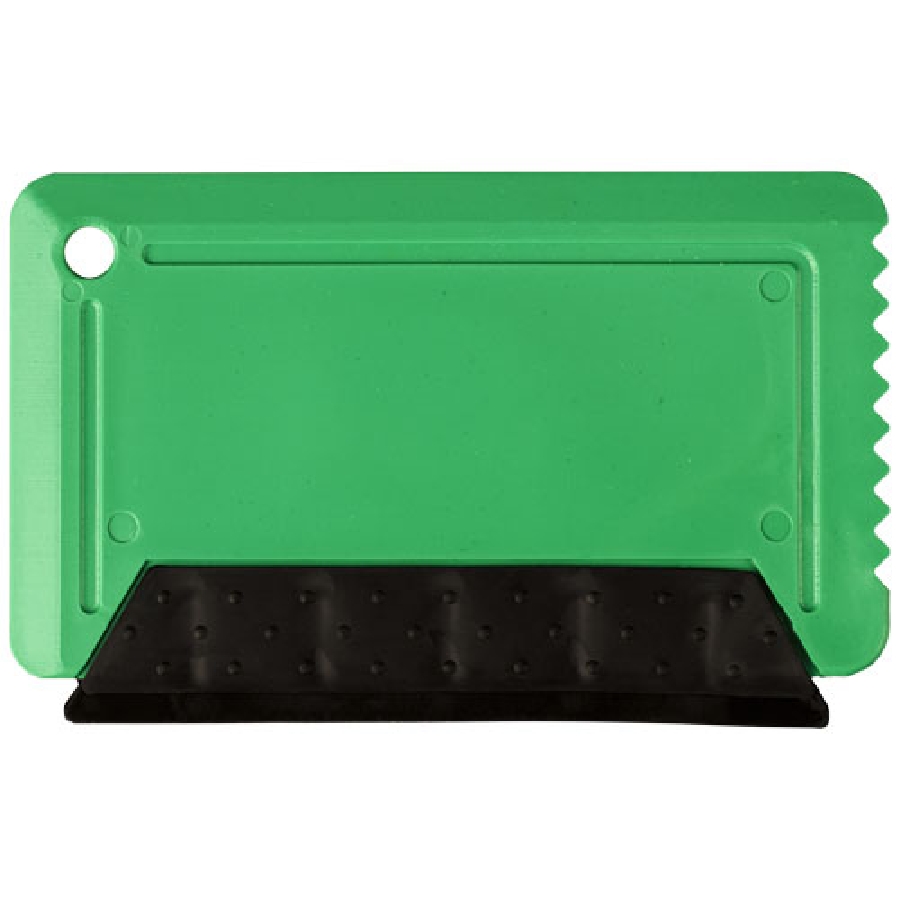 Skrobaczka do szyb wielkości karty kredytowej Freeze z gumką PFC-21084102 zielony